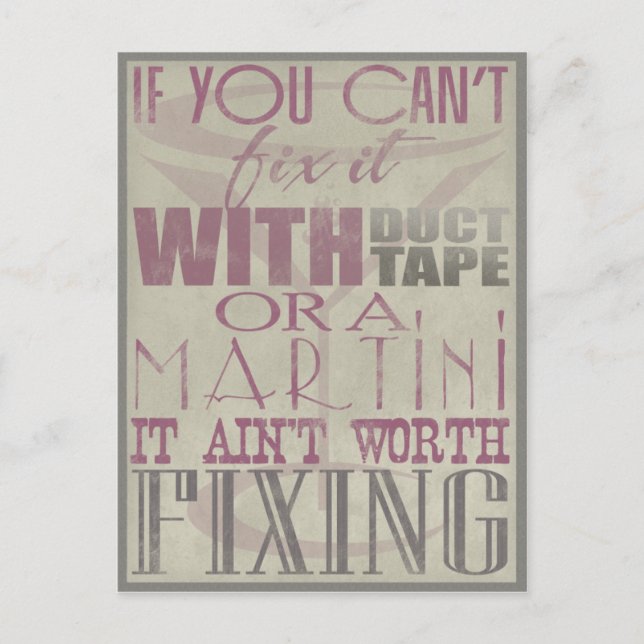 reparieren postkarte (Vorderseite)