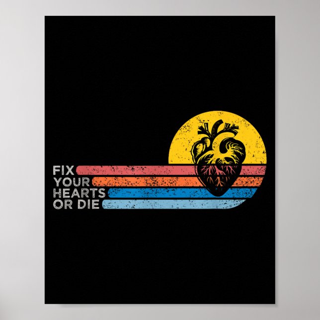 Repariert eure Herzen oder sterbt  Poster (Vorne)