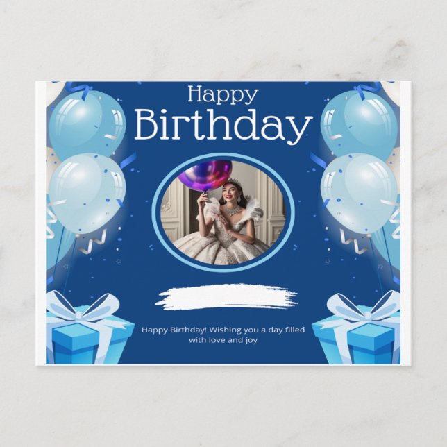 Répartir la joie : Cartes d'anniversaire fantaisis (Devant)