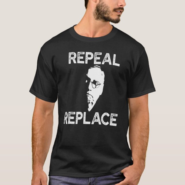 REPEAL REPLACE Mitch McConnell Anti Turtle Face Me T-Shirt (Vorderseite)