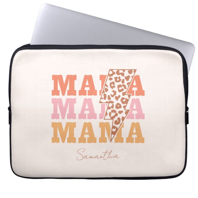 Repeated Mama Laptopschutzhülle (Vorderseite)