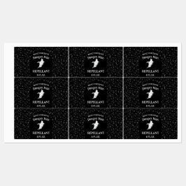 Repellant-Label der beliebtesten Boogey Man Etiketten