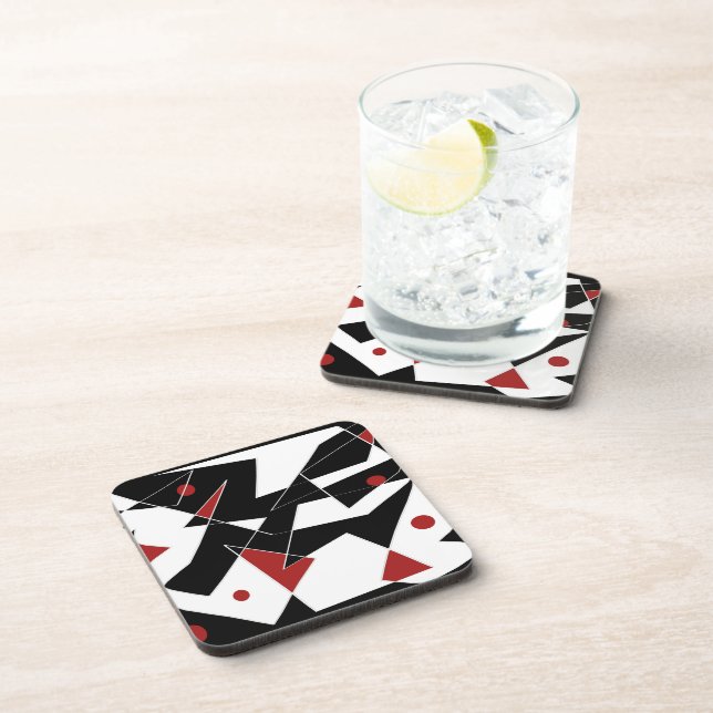 Repérer les boules rouges Dessous de verre en plas (Côté Droit)