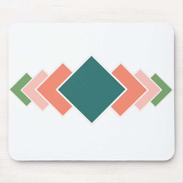 Repetierdiamanten Mousepad (Vorne)