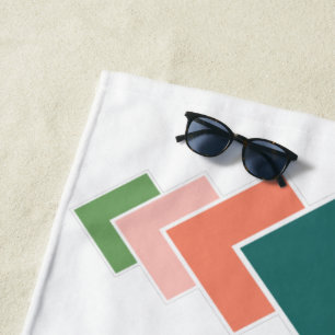 Repetierdiamanten Strandtuch