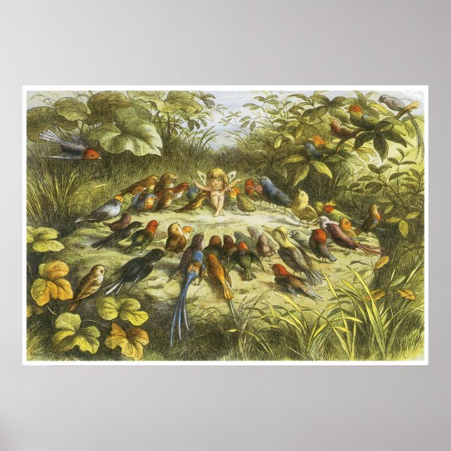 Répétition à Fairyland Poster de Richard Doyle (Devant)