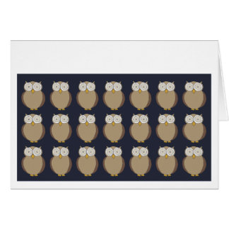 Répétition de hiboux