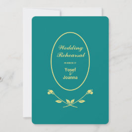 Répétition mariage et invitation au dîner