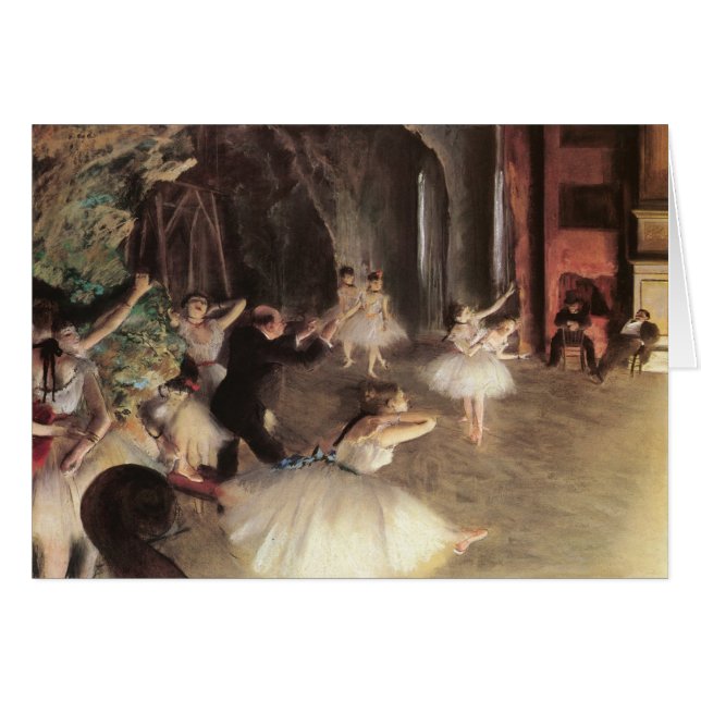 Répétition sur la scène par Edgar Degas (Devant horizontal)