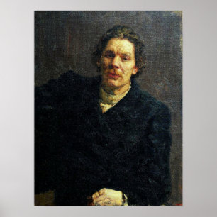 Repin - Maxim Gorky 1899 Poster