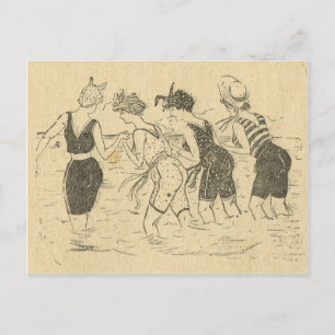 Replica Vintag, Beach Party Postkarte
