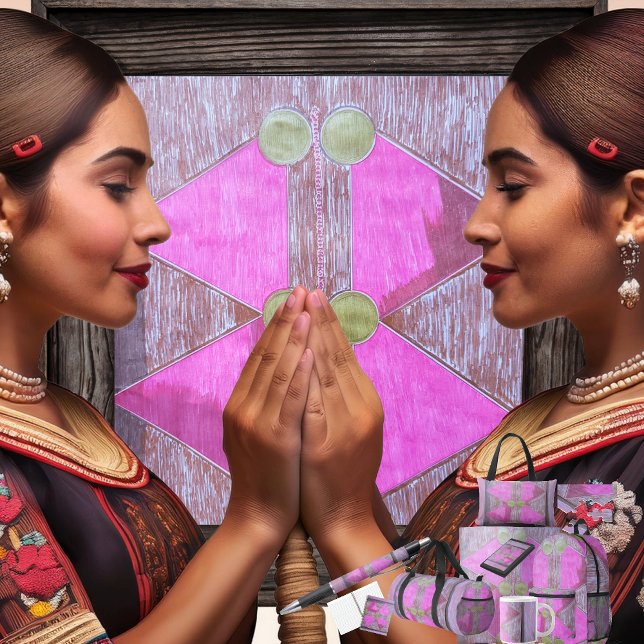 "Replicaish" Dankeskarte (Get the full “Replicaish” collection at: https://bit.ly/SmartArtIIZazzle. )