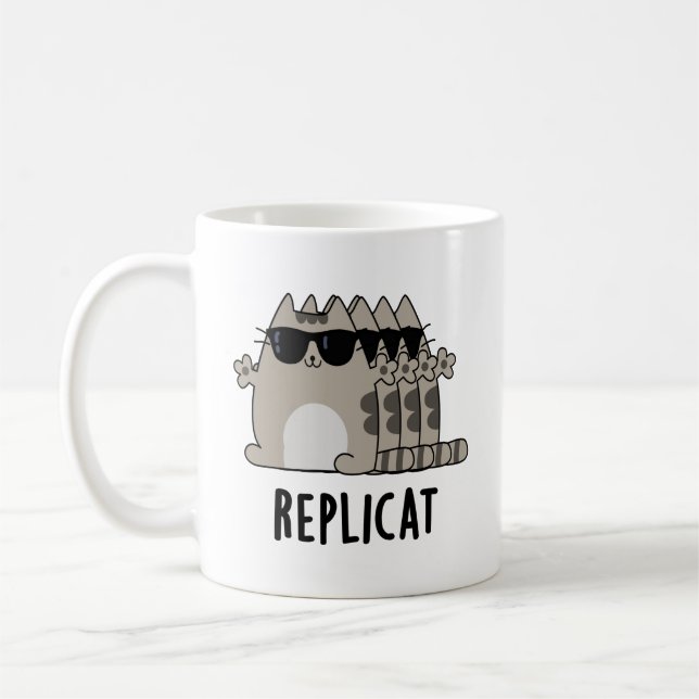 Replicat Funny replizierte Cat Puff Kaffeetasse (Links)