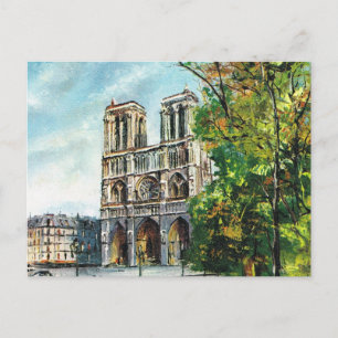 Replik Alt Frankreich, Paris, Notre Dame Postkarte