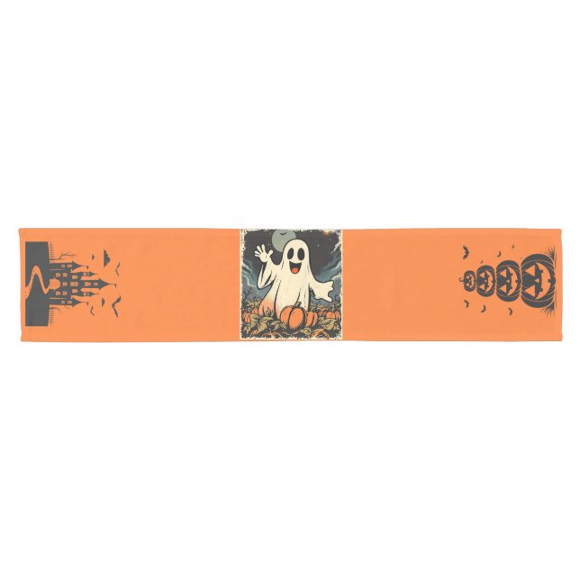 Replik "Friendly Ghost" Circa 1950er Kurzer Tischläufer (Horizontal)
