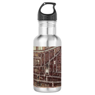 Replik Stadtplan von Delft aus dem Jahr 1649 Trinkflasche