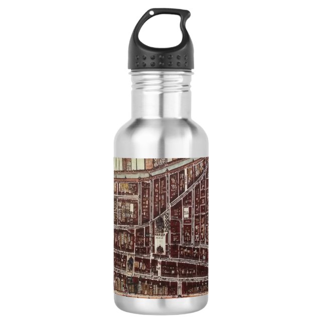 Replik Stadtplan von Delft aus dem Jahr 1649 Trinkflasche (Vorderseite)