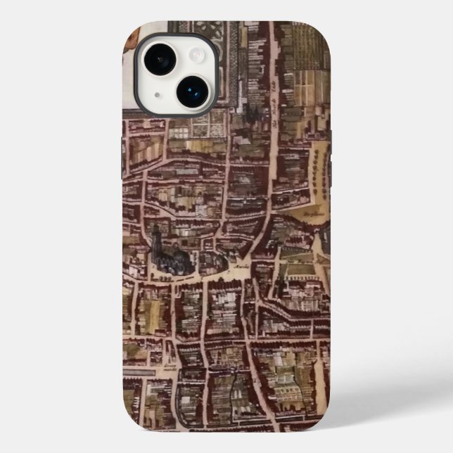 Replik Stadtplan von Den Haag 1649 Case-Mate iPhone Hülle (Rückseite)