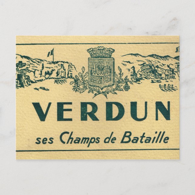 Replik Verdun, Schlachtfelder Postkarte (Vorderseite)