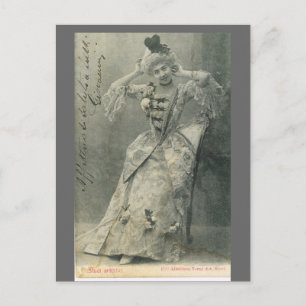 Replik Vintage Frankreich, französische Schauspiel Postkarte