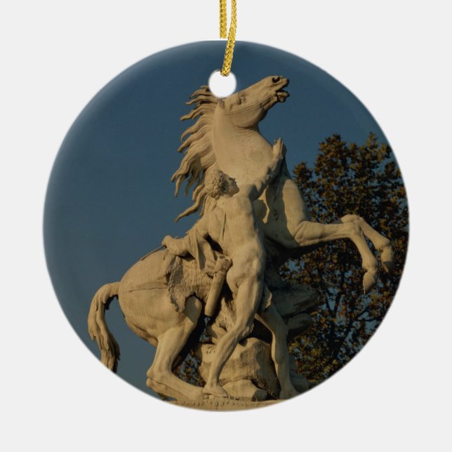 Replik von einer des zwei "mergelige Pferd" Keramik Ornament (Vorne)