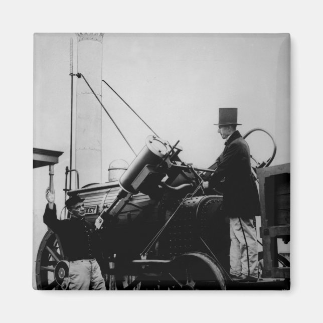 Replik von Stephensons Rakete, 1929 Magnet (Vorne)