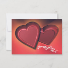 Répondez sil vous Plait RSVP Karte