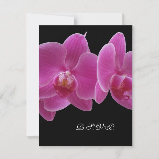 Répondre avec invitation de menu pour invitation 5 (Devant)