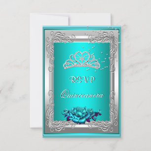 Réponse à la réponse RSVP Turquoise Silver Roses Q