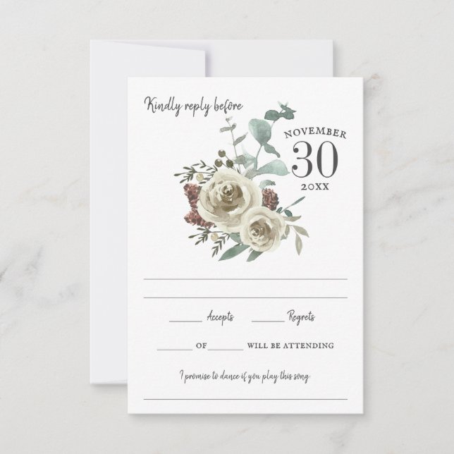 Réponse à l'aquarelle Rose Woodside (Devant)