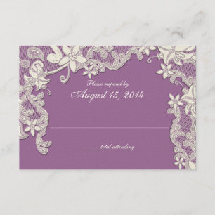 Réponse de conception du style de dentelle de pays