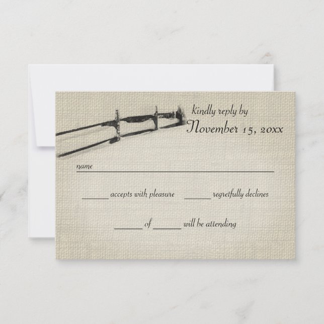 Réponse de la clôture d'hiver (Devant)