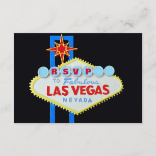 Réponse de l'invité de la réception RSVP Las Vegas