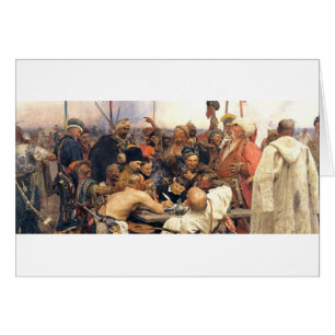 Réponse de l'Ukrainien Kozaky/Cossacks par Repin