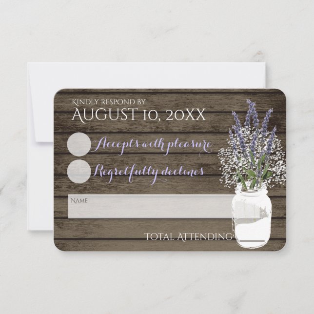 Réponse de mariage au souffle de bébé et à la lava (Devant)