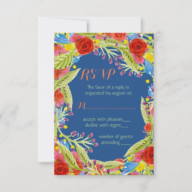 Réponse de mariage Fiesta (Devant)