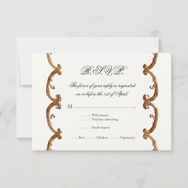 Réponse de RSVP à l'épreuve d'or en France 50e ann (Devant)