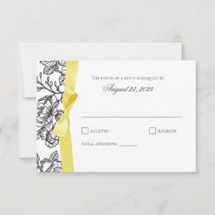 Réponse de Toile et de Bow Jaune