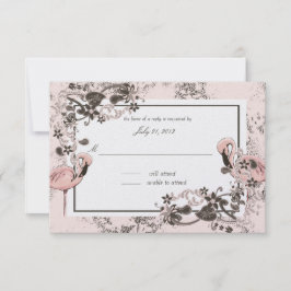 Réponse du Bat mitzvah de Flamant rose rose