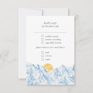 Réponse Mountain Rustic Aquarelle