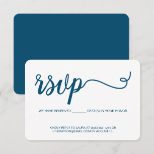 Réponse simple RSVP sans envoi de carte personnali