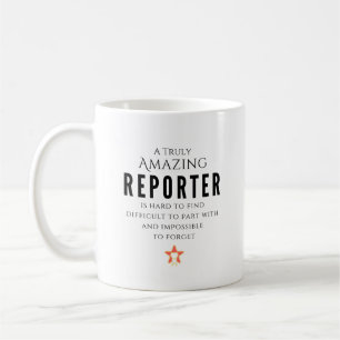 Reporter Kaffeetasse