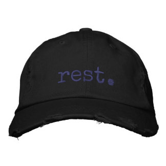 repos. casquette de baseball brodé
