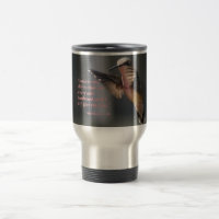 Repos de colibri de tasse de voyage……