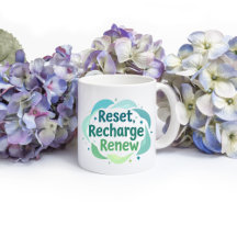 Repos, Recharge, Renouveler Mug