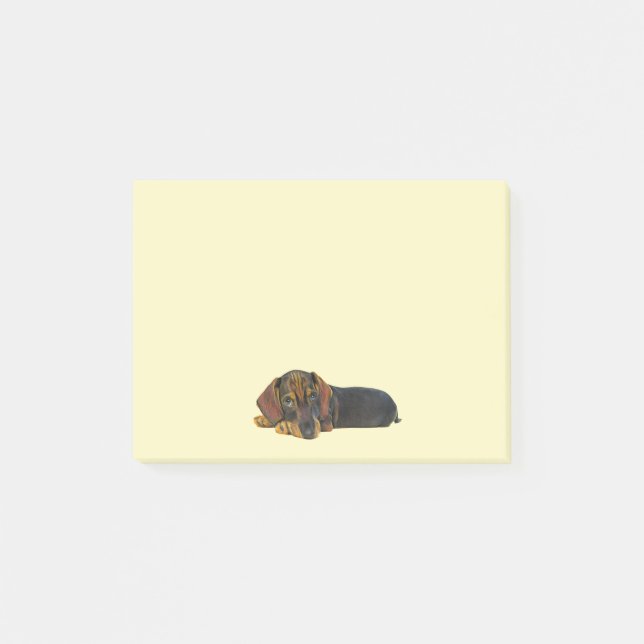 Repose des notes post-it Dachshund (Devant)