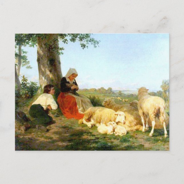 Repose par carte postale Rosa Bonheur (Devant)