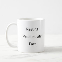 Repose Productivité Face à la tasse de café