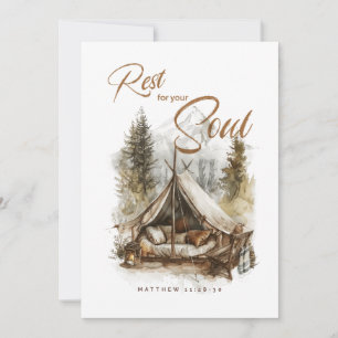 Repose-toi sur ta carte blanche Boho Christian Sou