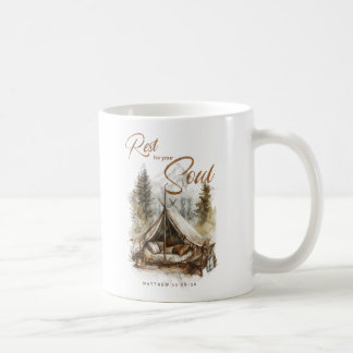 Repose-toi sur ton âme Christian Boho Coffee Mug